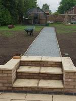 Spreading the topsoil