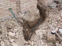 Extending the trench